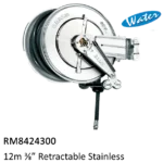 Hose reels for water and air